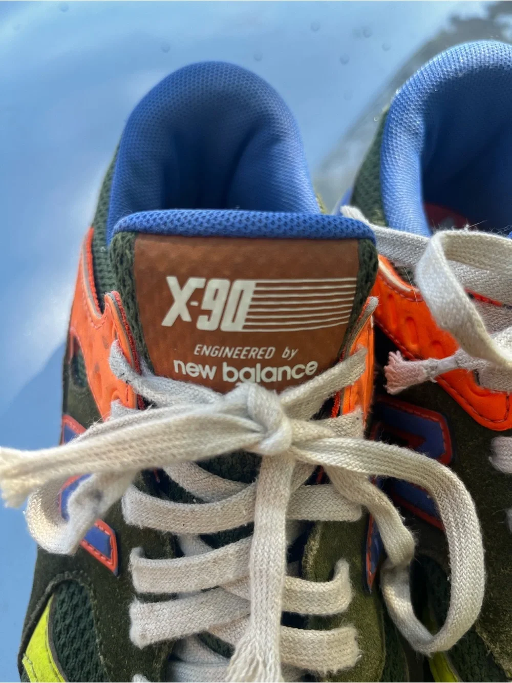 New Balance Multicolor Sneakers - Blue, Orange, Yellow